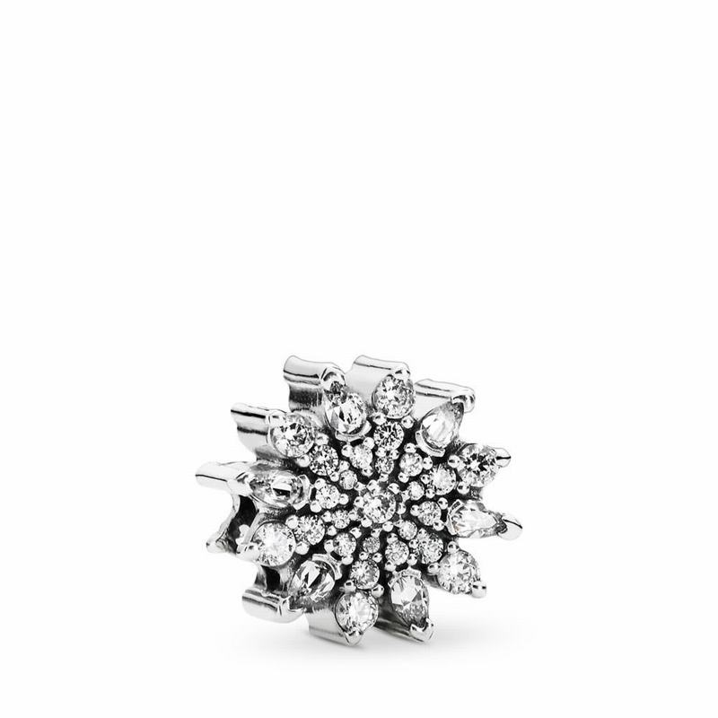 Pandora Ice Crystal Charm - Sterling Silver/Cubic Zirconia - Canada | KF8348BZ